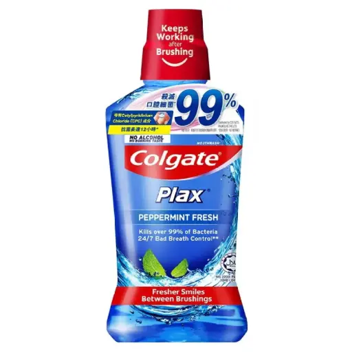高露潔-Plax薄荷漱口水